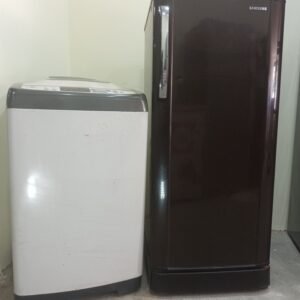 Samsung 190ltrs refrigerator and 6.2kg and washing machine samsung